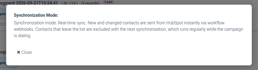 Synchronisierungsmodus